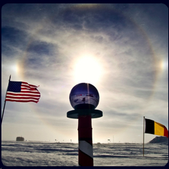 90° South: your experiment at South Pole
